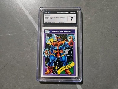Thanos Marvel Universe Series 1 (1990) #79 CGC 7