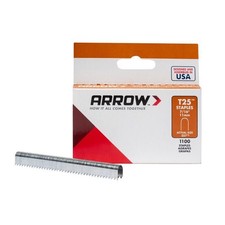 Arrow T25 257 Round Crown Staples 7/16" 11mm Wire Cable Fastener Box of 1100