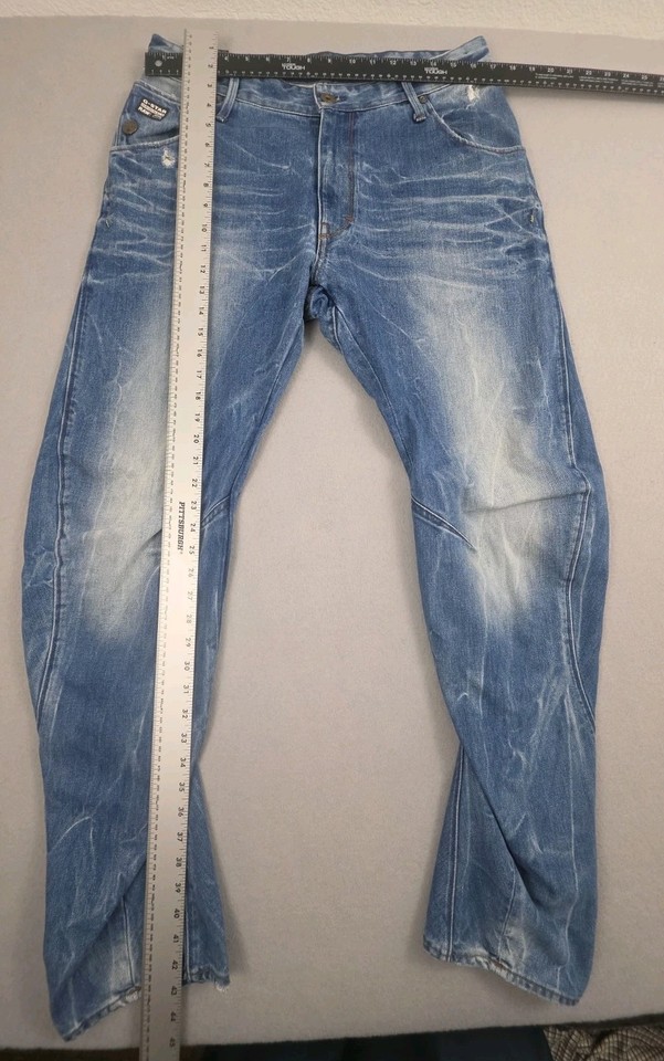 G-STAR RAW Arc 3D Loose Tapered Mens Jeans 34x34 Blue Denim Sales ...