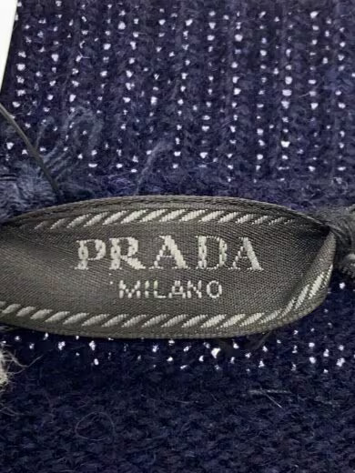 PRADA/Prada/24SS/Shetland wool crew-neck sweater/50/wool/navy thumbnail 3