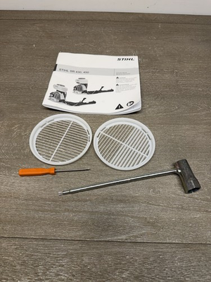 #ad #ad STIHL SR430 SR450 Deflector Screen Set Sprayer Baffle Screens Tool Manual New $42.99