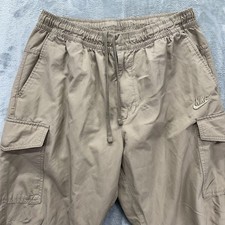 Nike pants Men's XL unlined utility cargo trousers woven sportswear drawstring