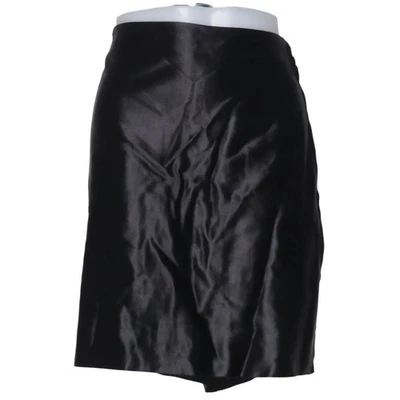COS, jupe, taille : L, noir, élasthanne/polyamide/viscose, unicolore, satin #ZRE - Photo 1/4