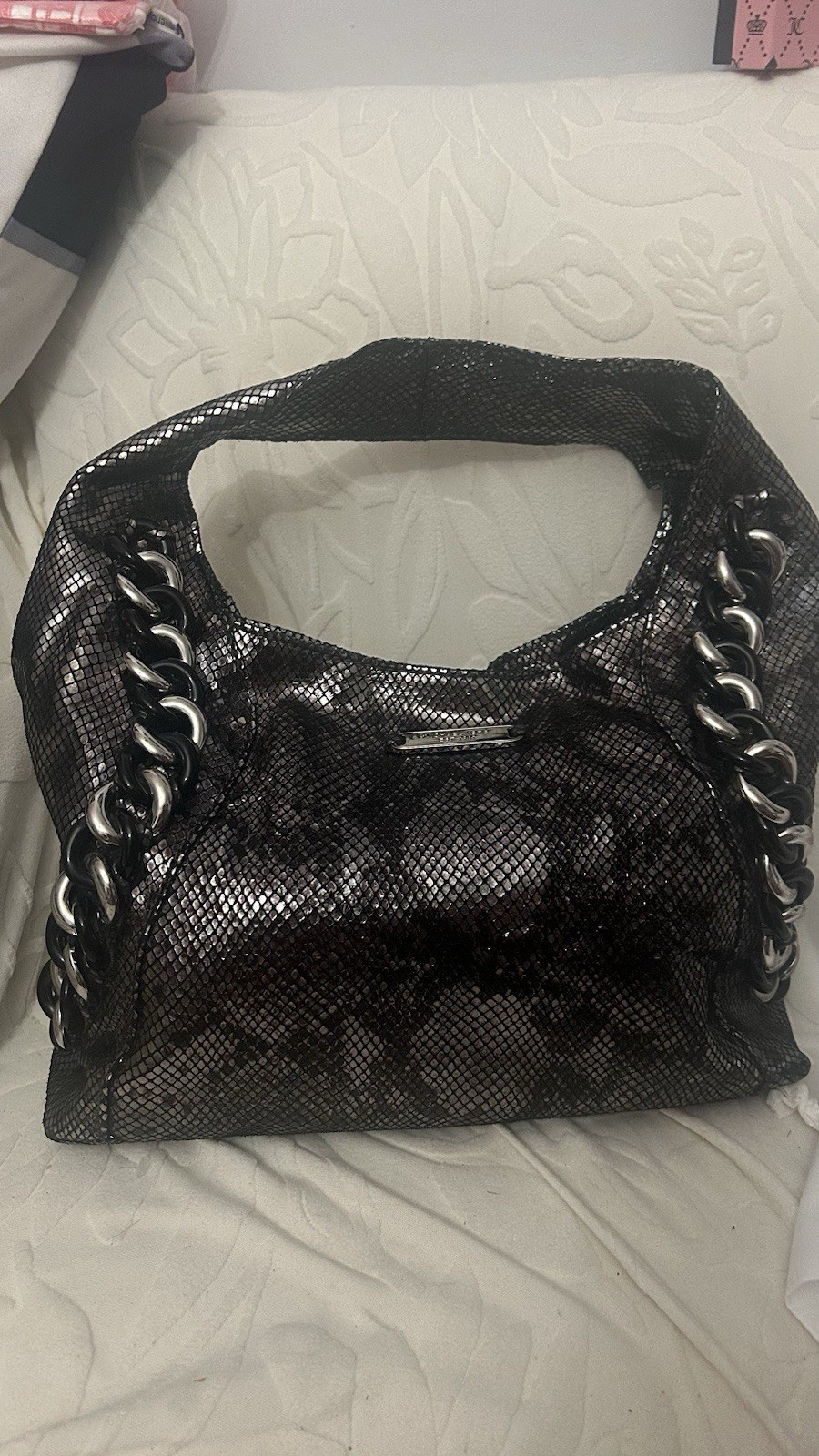 AUTHENTIC AUTHENTIC MICHAEL KORS LARGE BLACK Pyth… - image 1