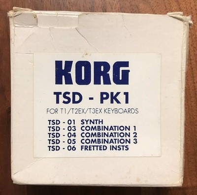 KORG TSD-PK1, KORG T-SERIES RAM DISK SET IN ORIGINAL BOX