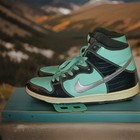 Nike Dunk High PRM SB Aquatone/Chrome Black Blue Skate Shoes Mens US 13 D — photo 3