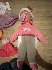 Babypuppe Puppenkleidung Mit Schnuller Tragetasche Und Wickeltasche