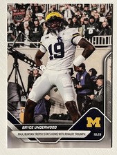 Bryce Underwood 2025 Bowman U Now Paul Bunyan Pose #36 Michigan Wolverines QTY