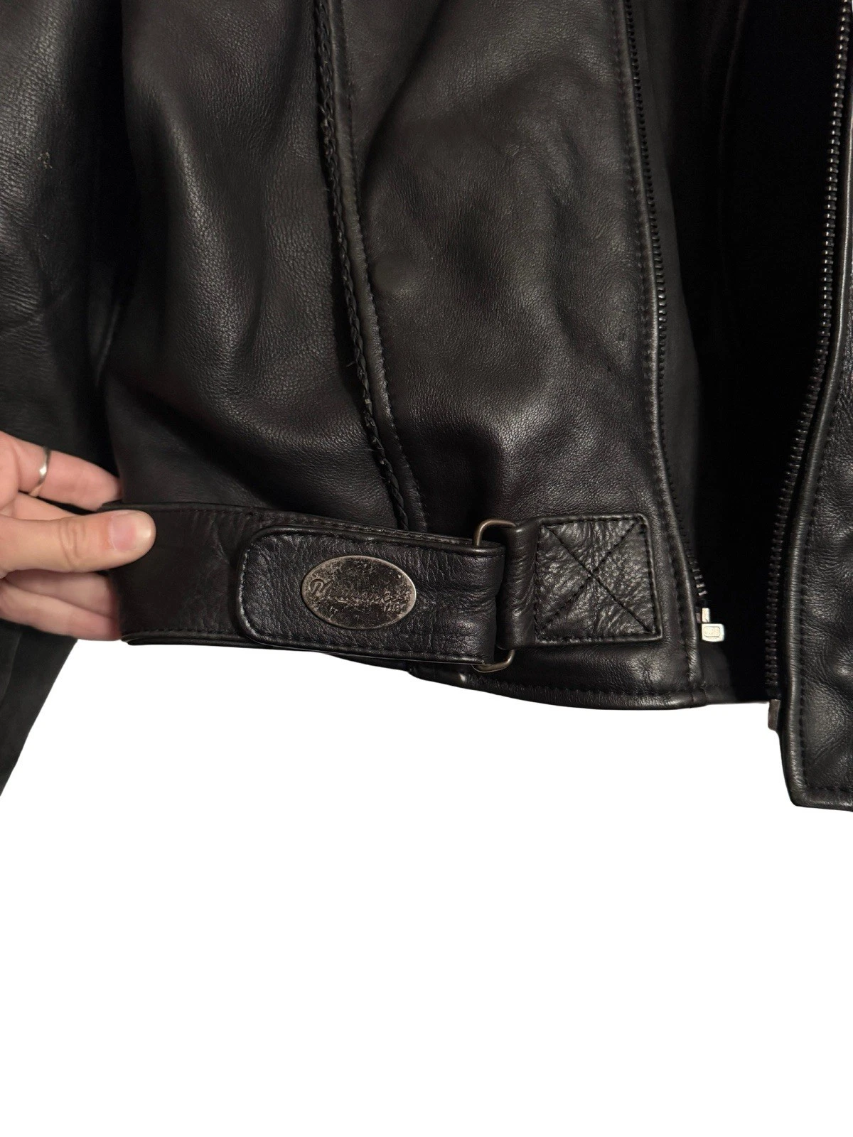 Milwaukee Leather Men’s Jacket (Premium Milled Cowhide)  Vintage Kutter, SOA image 5