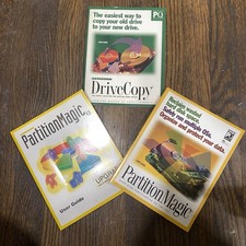Partition Magic User Guides 1.0 3.0 4.0 3 Book Power Quest Bundle