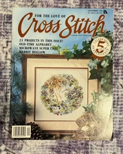 Vintage For The Love of Cross Stitch September 1992 - 21 Projects