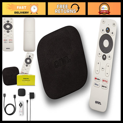 4K UHD Streaming Device with Voice Remote, Google Assistant & HDMI Cable - Black