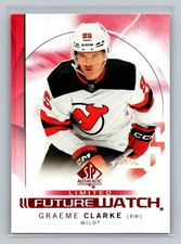 2024-25 SP Authentic Future Watch Limited Red Rookie RC Graeme Clarke 108