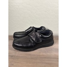 Nunn Bush Men's Cam Moc Toe Strap Shoes Black Size 10.5W