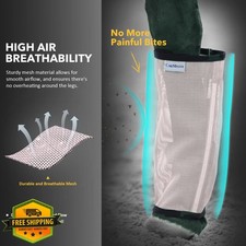 CareMaster Horse Fly Boots Set of 4 Mesh Leggings Non-Slip Breathable