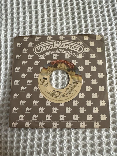 KISS Rock & Roll over  7" Single 1976 Hard Luck Woman/Mr Speed Casablanca Aucoin