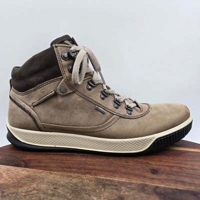 Ecco Byway Tred Boots Men's 43 / 9 Brown Nubuck Gore-Tex Waterproof Sneakers