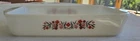 Vintage Fire King 10 x 6 inch Rectangular Baking Dish #410 with Primrose Pattern