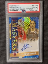 2025 Topps Finest - Masters Auto Noa Essengue #MA-NE Blue X-Fractor /99 (AU, RC)