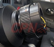 Nrg Srk-200cf 2.0 Steering Wheel Quick Release 6 Bolt - Blackblack Carbon Ring