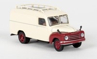 Brekina Hanomag L 28 Kasten, Hellelfenbein/Rubinrot 581