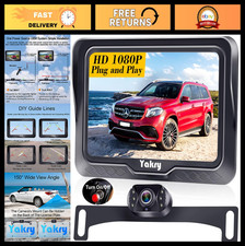 1080P HD Backup Camera for Cars, Trucks, SUVs - Night Vision, Waterproof, Wide A