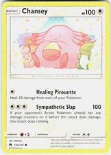 Chansey 152/214 Common Lost Thunder Pokemon Near Mint A021 on eBay