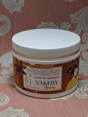 Nakery Beauty Skin Toning Body Butter Savor The Memories Crepe smoothing - 236ml
