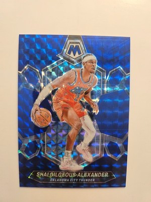 23-24 Shai Gilgeous Alexander Mosaic Blue Prizm 85/199 #85