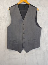 Polo Ralph Lauren University Club Mens Gray Herringbone Wool Vest Medium Canada