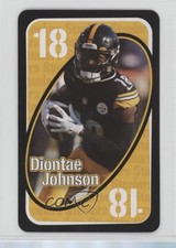 2024 UNO Fandom NFL Pittsburgh Steelers Gold Diontae Johnson #18 0c4