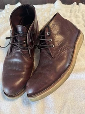 USED Red Wing Heritage 3141 Work Chukka Briar Oil-Slick Boots Shoes Size 10 D