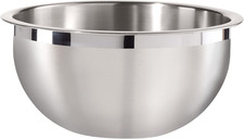 8-Quart Two-Tone Stainless Steel Mixing Bowl, Great for Mixing, Making Dough, Dr
