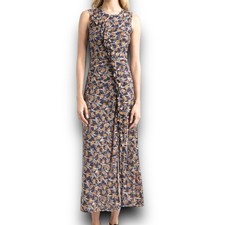 Ulla Johnson Aura Floral Sleeveless Ruffle Maxi Dress Size Small (Retails $390)