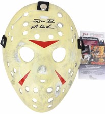 Mike DeLuna signed Hockey Mask Jason Voorhees Friday the 13th Part III 3 JSA