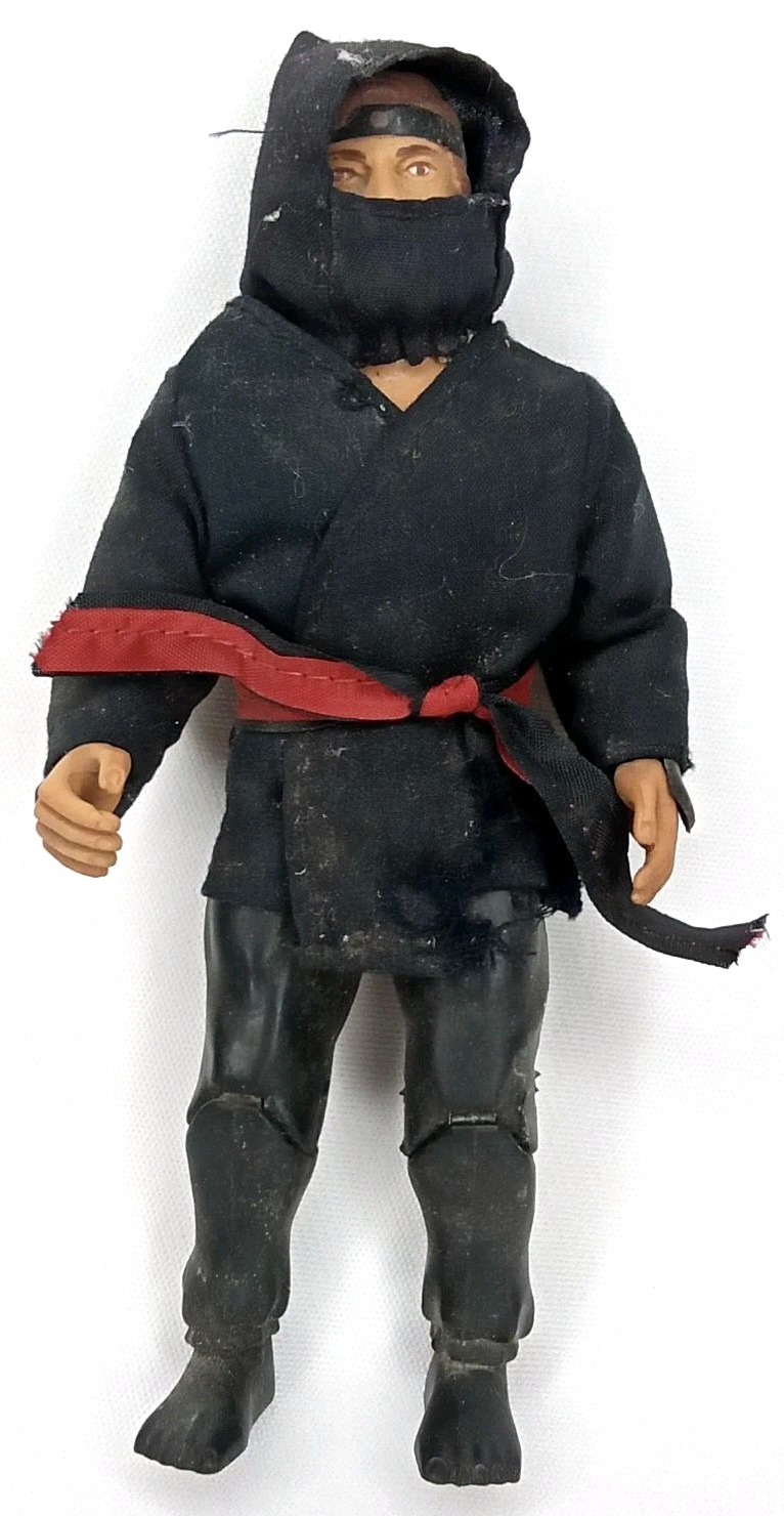 Vintage 1985 Lanard Toys Ninja Dragon Force Black Dragon Master Action Figure