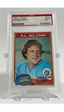 Topps 1981 George Brett #700 PSA Graded Kansas City Royals Baseball Card