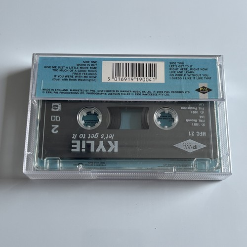 KYLIE MINOGUE, LET'S GET TO IT CASSETTE ALBUM 1991 - Picture 3 of 7
