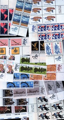 1968 - Choose from ALL Zip and Mail Early Commemorative Blocks! MNH US Stamps!
