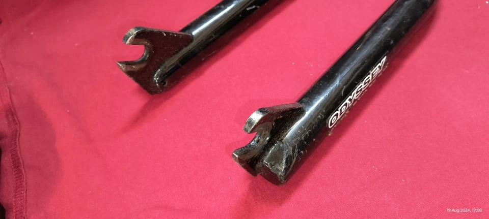 Odyssey GI BMX Forks Black Mid School Dirt Jump Freestyle Stunt S&M Haro Hoffman - Image 3 of 4