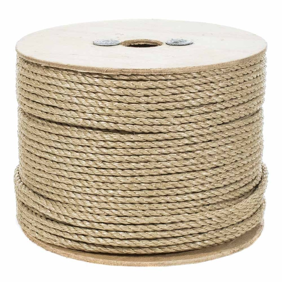 Golberg Twisted ProManila Seil – Starkes Polypropylen-Seil, 3,8 Cm Durchmesser, 7,6 M Länge