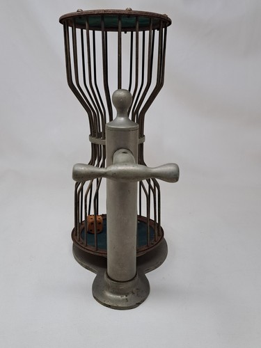 Vintage Silver Cage 3 Dice Tumbler Game - Picture 6 of 10