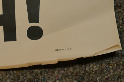 Sunkist Store Display Paper Sign / サンキスト Vintage 1950s