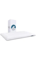 Bluewave Bedding Ultra Slim Gel Memory Foam Pillow for Stomach and Back Sleepers