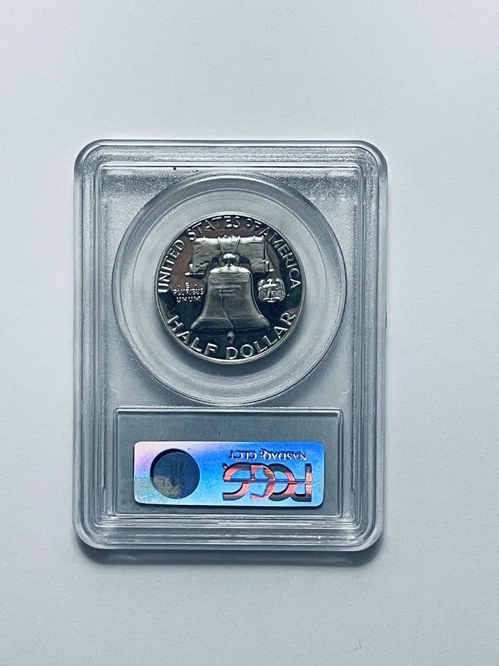 1960 Franklin Silver Half Dollar PCGS PR66 Toned - Image 2 of 4