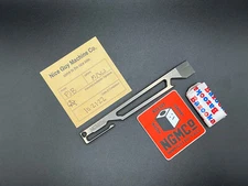 Nice Guy Machine Company NGMCo. Plain Jane Bar Titanium EDC Pry Bar / Opener