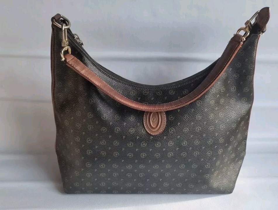 Pollini Leather Monogram Shoulder Bag | eBay Pollini Leather Monogram Shoulder Bag | eBay