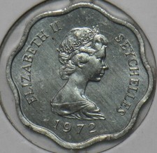 Seychelles 1972 5 Cents FAO 152064 combine shipping