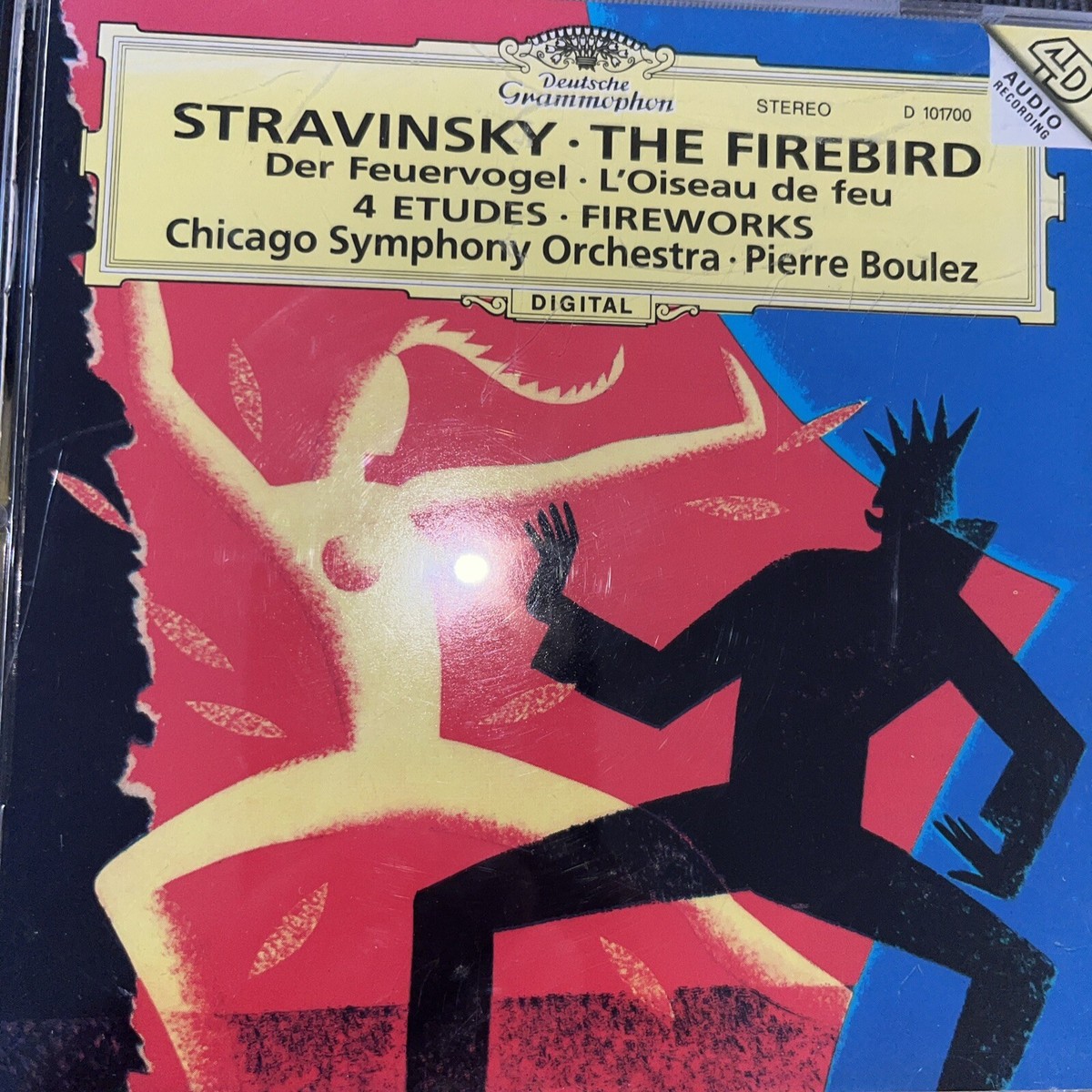 STRAVINSKY THE FIREBIRD CD Chicago Symphony - Pierre Boulez