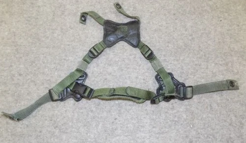 USMC Gentex Retention Helmet Chin Strap X Harness LWH Green X-Large